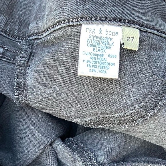 RAG & BONE 10 Inch High Rise Skinny Jeans 27 - Picture 13 of 14